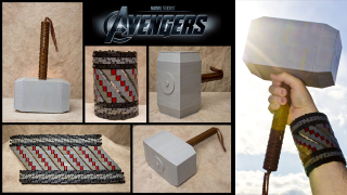Illustration for article titled Nerdgasm Alert: Full Size Lego Avengers Props!